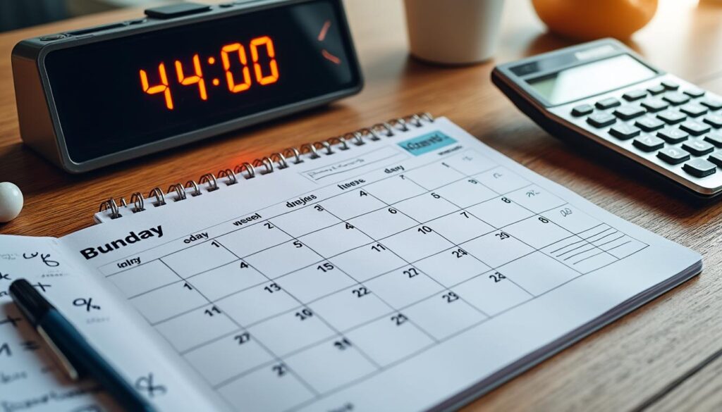 découvrez comment calculer facilement le nombre d'heures travaillées par mois à partir de 44 heures par semaine avec notre méthode simple et rapide.