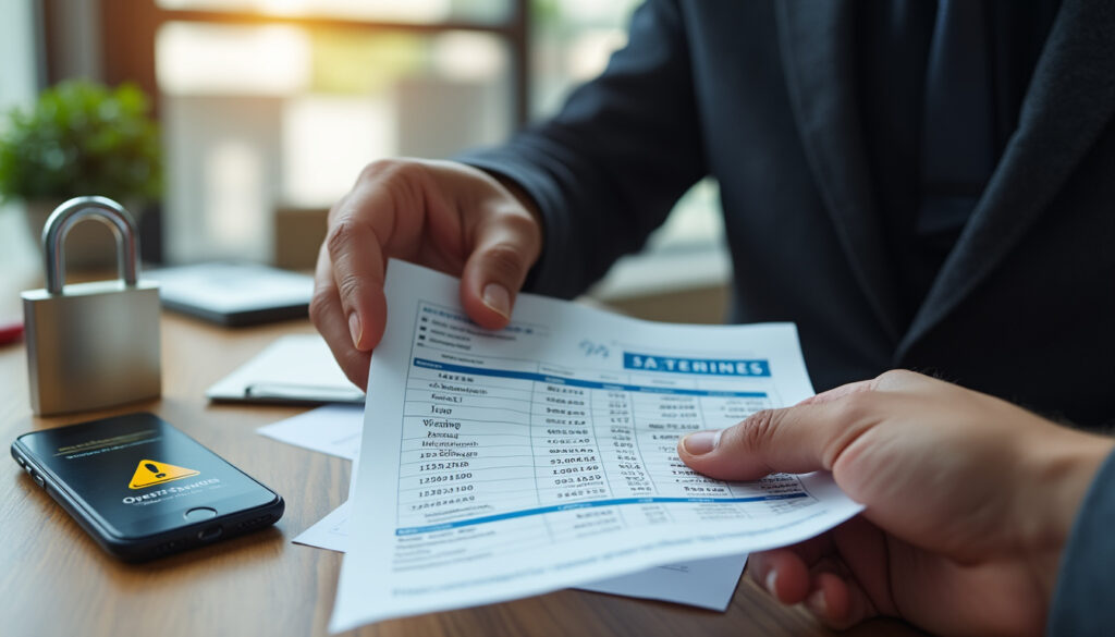 découvrez les risques potentiels de partager un relevé de compte bancaire et les précautions essentielles à prendre pour protéger vos informations financières.